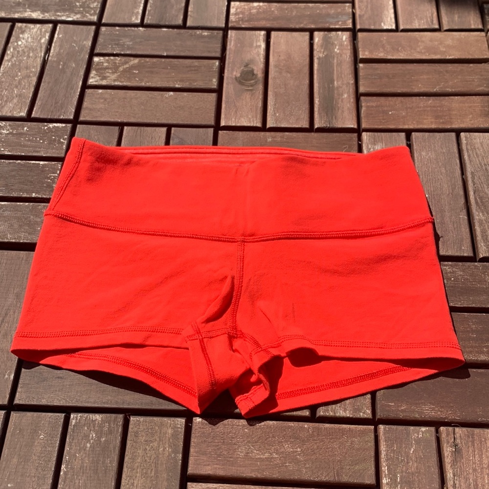 Red Boogie Lululemon Shorts Size 6